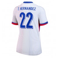 Maglia Calcio Francia Theo Hernandez #22 Seconda Divisa Donna Europei 2024 Manica Corta